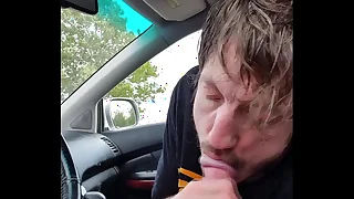 Sucking off a pound time regular